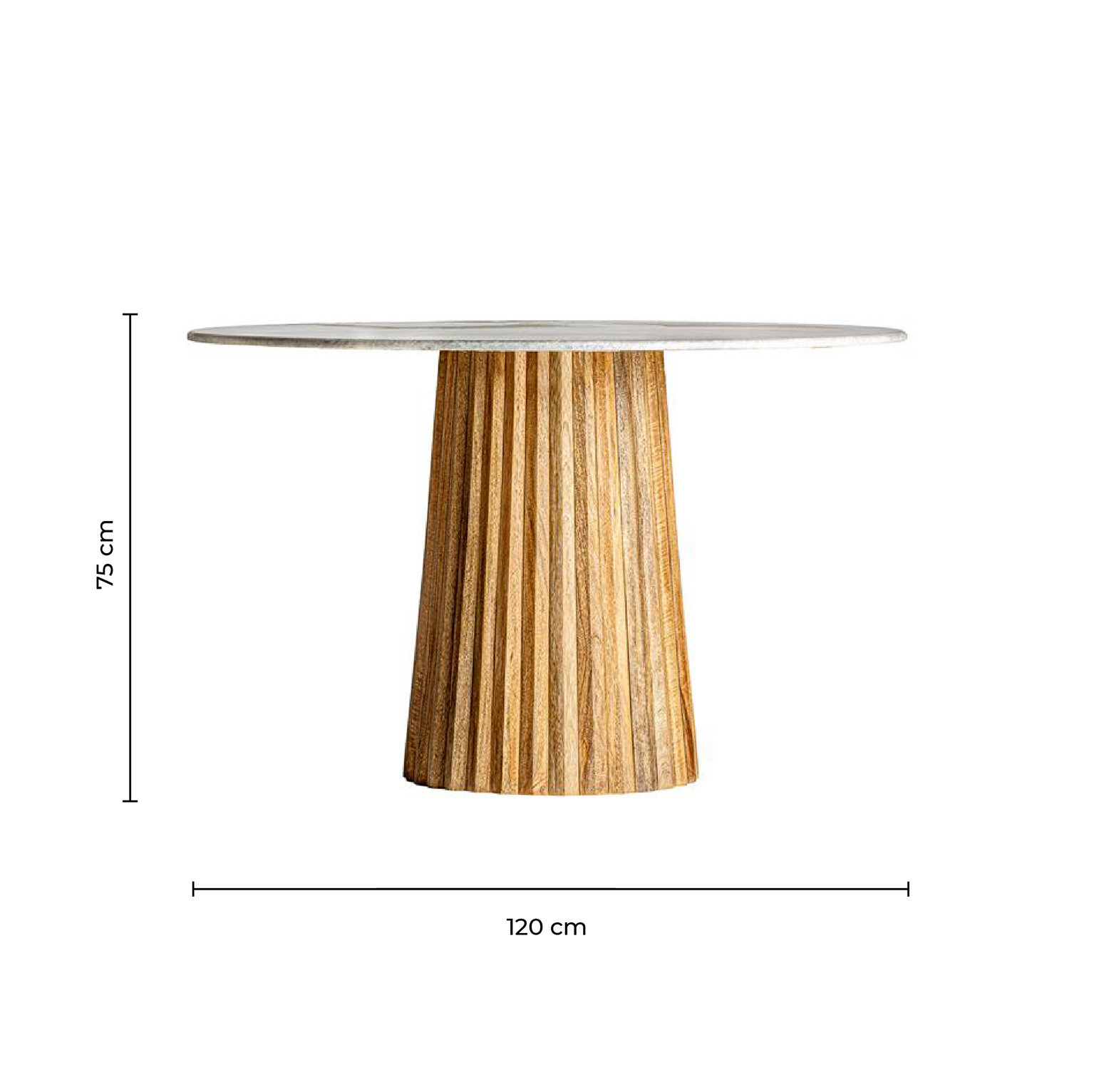 Plissia Wood Dining Table #2